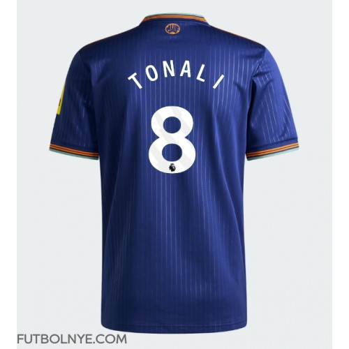 Camiseta Newcastle United Sandro Tonali #8 Tercera Equipación 2025-26 manga corta